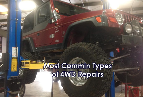 The Most Common Types of 4WD Repairs