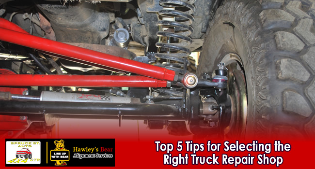 Top 5 Tips for Selecting the Right Truck Repair Shop